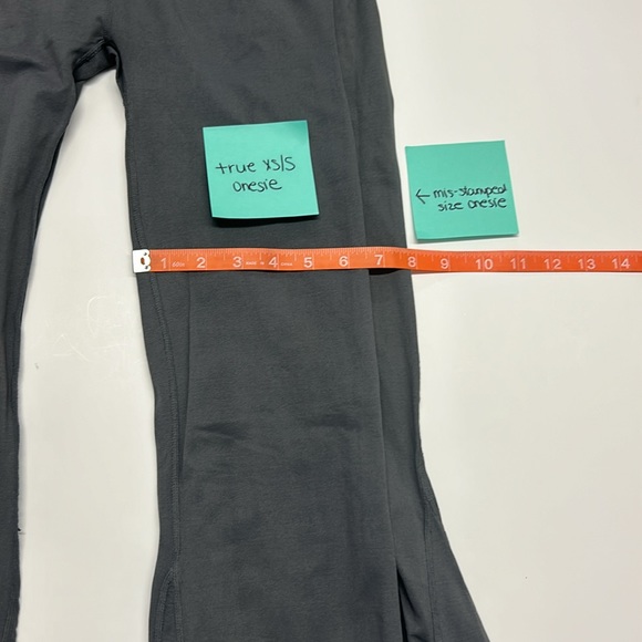 FP Movement Free People Good Karma Flare Onesie Dark Gray M/L NWOT IR - Picture 12 of 14